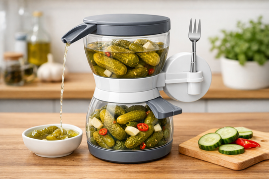 The Ultimate Guide to Enhancing Your Kitchen Storage With the Innovative Round Extension Hourglass Pickle Jar