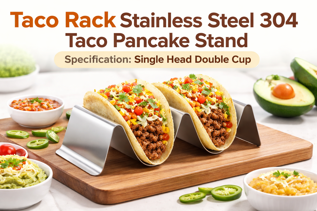Taco Rack Stainless Steel 304 Taco Pancake Stand: The Perfect Tool for Neat and Easy Taco Serving
