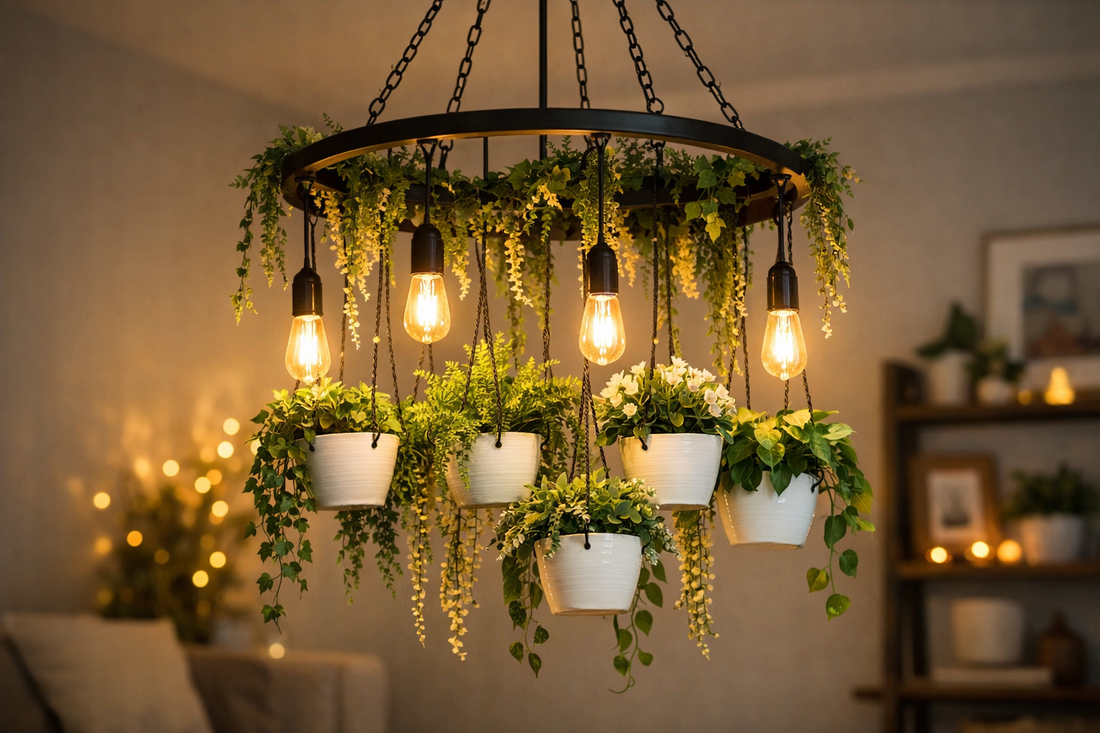 The introduction of plant life together with warm LED lights creates a visual experience which people find visually appealing.