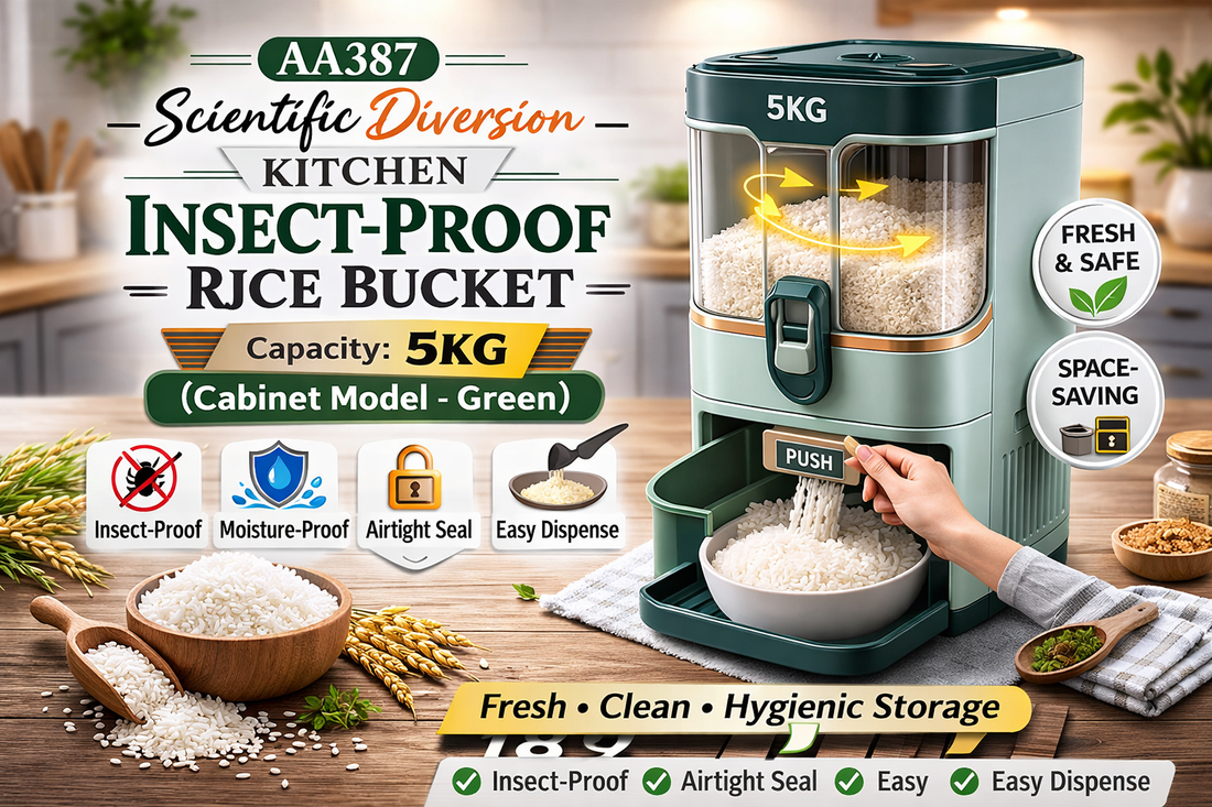Smart Kitchen Storage Redefined: AA387 Insect-Proof Rice Bucket (5kg) Complete Guide