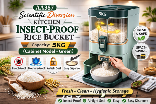 Smart Kitchen Storage Redefined: AA387 Insect-Proof Rice Bucket (5kg) Complete Guide