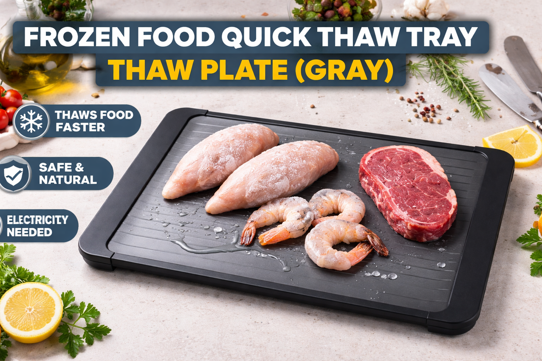 Frozen Food Quick Thaw Tray (Gray): The Smart Way to Defrost Food Faster and Safer