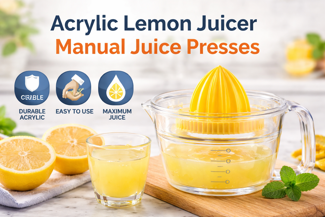 Acrylic Lemon Juicer Manual Juice Press: Effortless Juicing Made Simple