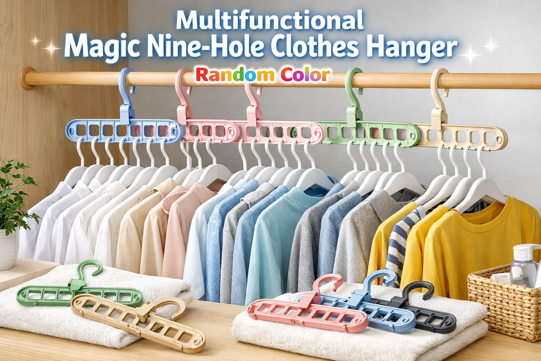 Customers will find all of their essential wardrobe needs because the nine-hole design functions as a comprehensive storage solution.
