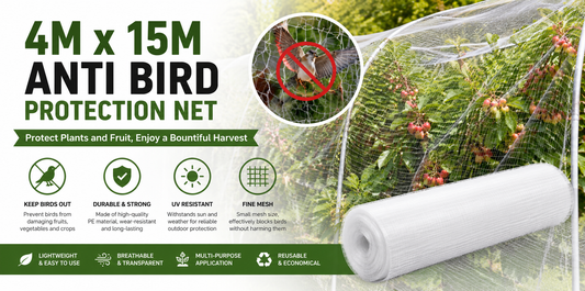 The Ultimate Guide to Protecting Your Garden Harvest with Durable 4Mx15M Anti Bird Protection Netting Solutions
