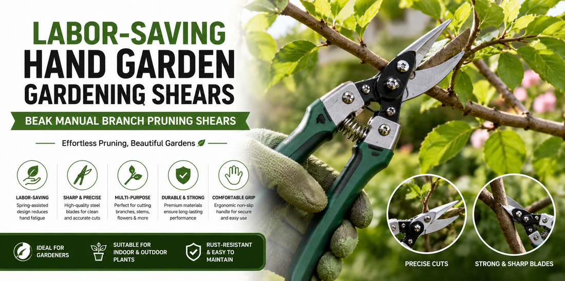 Precision Gardening Made Easy with Labor-Saving Hand Pruning Shears