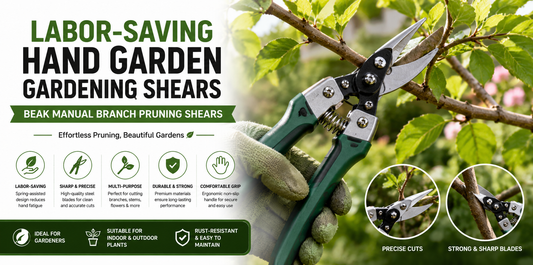 Precision Gardening Made Easy with Labor-Saving Hand Pruning Shears