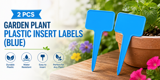 Vibrant Organization for Every Modern Home Gardener with Blue Plastic Plant Labels