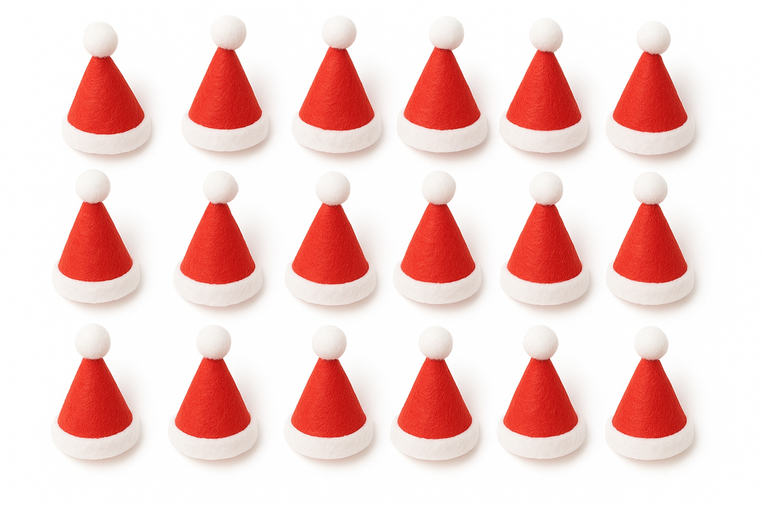 20 PCS Christmas Dinner Table Decoration Candy Lollipop Hat – Add Whimsical Festive Charm to Your Holiday Table Setting