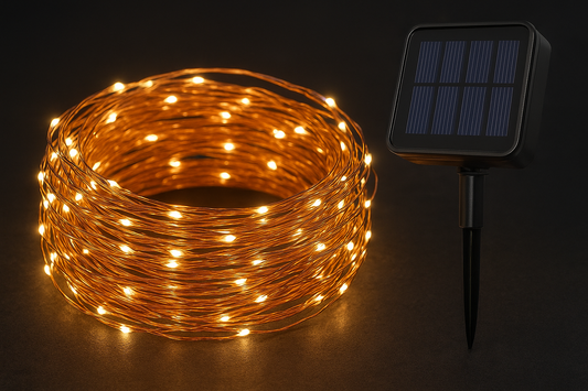 Outdoor for Christmas Party decor, and lamps with 8 modes (White Light) will make you breathe beauty and elegance, and eco-friendly genius at every occasion.