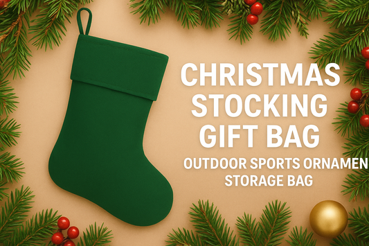 A Festive Essential: The Green Christmas Stocking Gift Bag for Décor, Storage & Holiday Magic