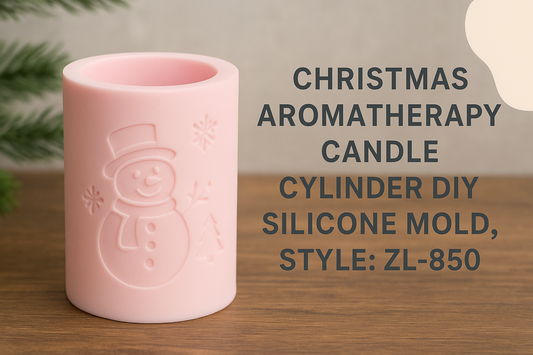 Crafting Christmas Calm: The ZL-850 Aromatherapy Candle Cylinder Mold