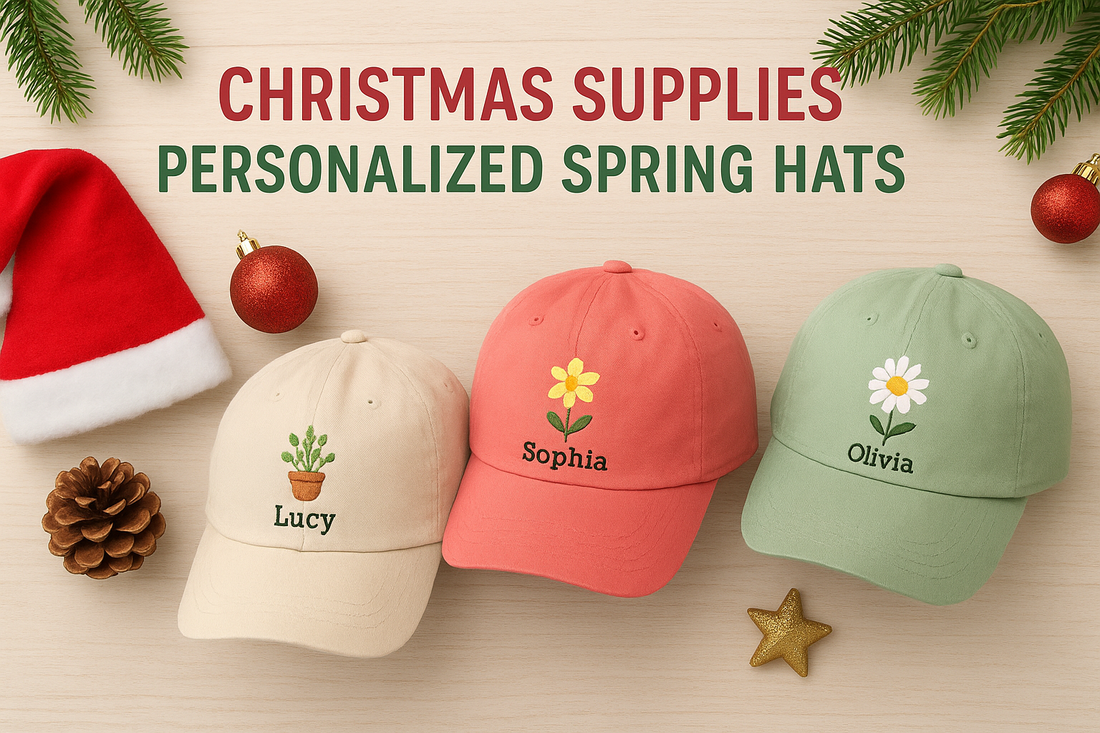 Christmas Supplies and Festive Fun: Personalized Christmas Decoration Spring Hats with Colorful Designs for Parties, Family Gatherings, and Holiday Celebrations
