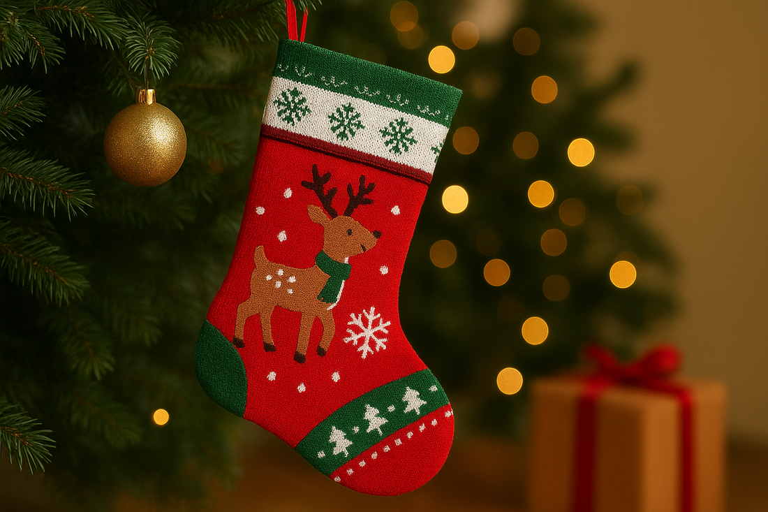 Festive Magic Unwrapped: Christmas Decorations Christmas Socks Christmas Tree Pendant Children Gift Candy Bag (Senior)