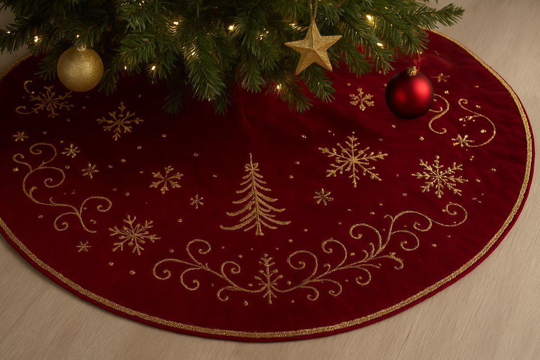 Christmas Ornaments Christmas Tree Bottom Skirt Decoration(Party)