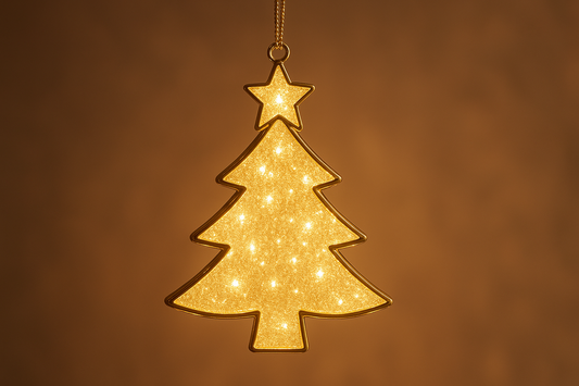 Radiant Elegance: The Christmas Lighting Decoration Gift Pendant (Christmas Tree Style)