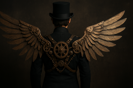 Halloween Carnival Dress Up Adult Children Mechanical Punk Decorative Wings, Size: Adult