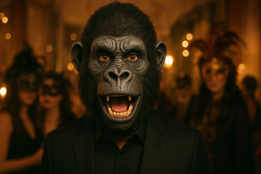 Unmask the Wild Side: The Popular Lovely Halloween Mask Masquerade Emulsion Gorilla Mask for Men and Women