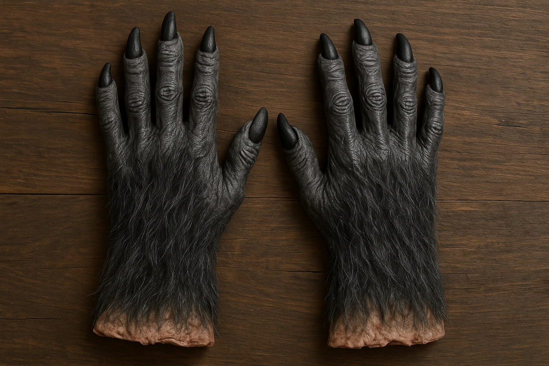 Go Wild with 1 Pair of Realistic Latex Wolf Gloves. A Must Have for Halloween!