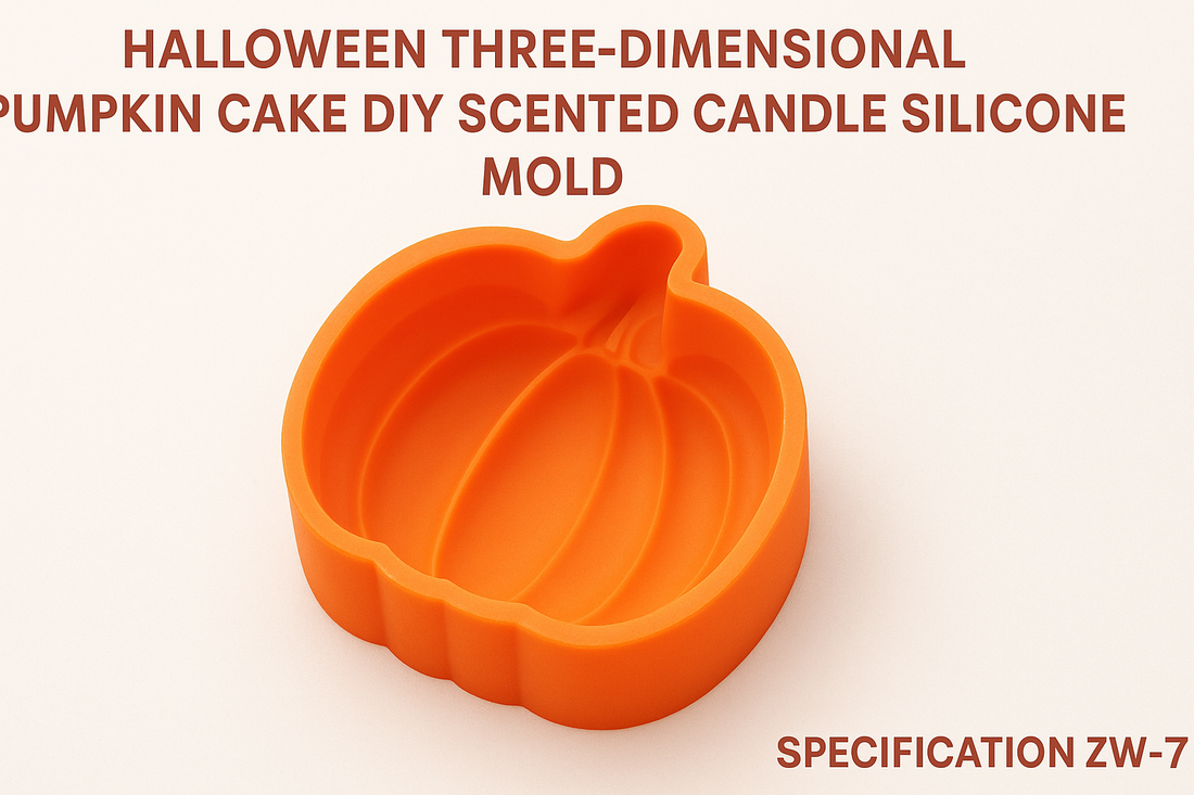 Halloween Three-Dimensional Pumpkin Cake DIY Scented Candle Silicone Mold (ZW-57) – The Ultimate Tool for Creative Halloween Crafting