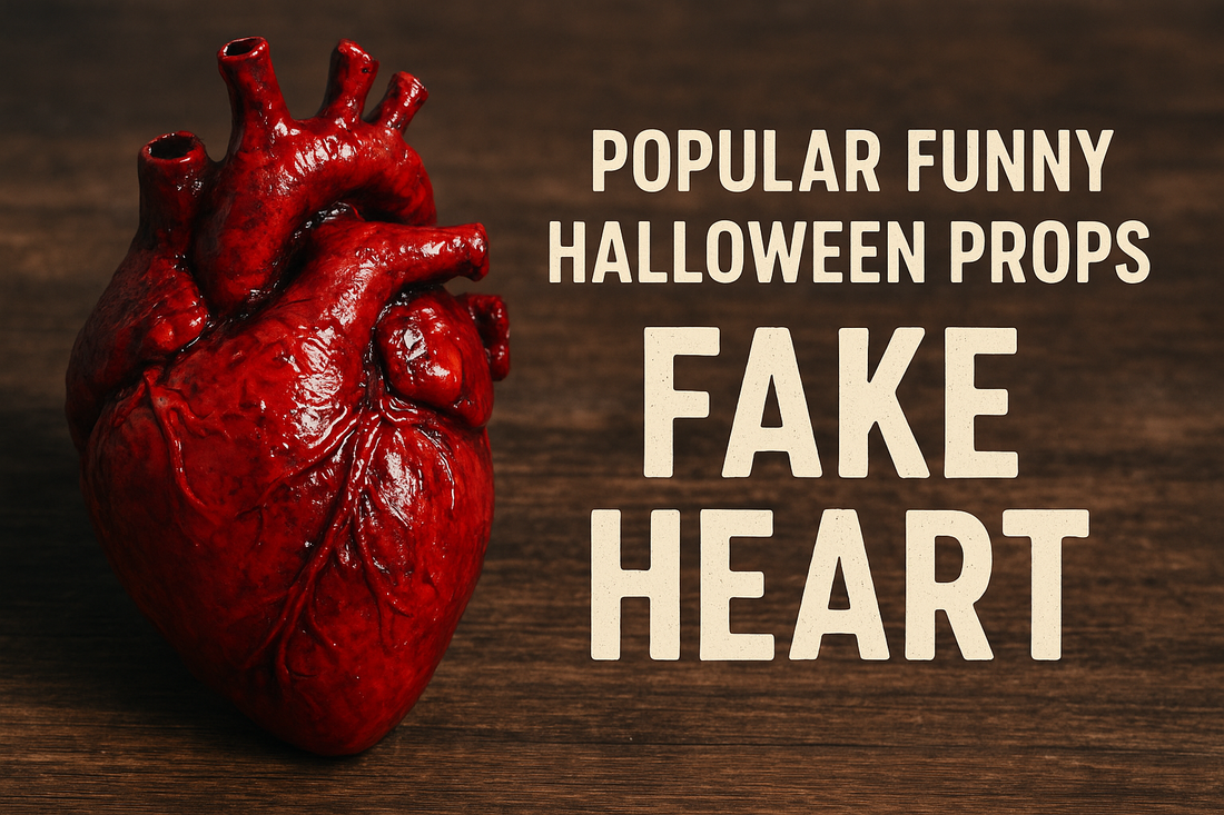 A Heart of Horror and Humor: Exploring the Popular Funny Halloween Props Fake Heart That Brings Fear, Laughter, and Unforgettable Fun to Every Spooky Celebration