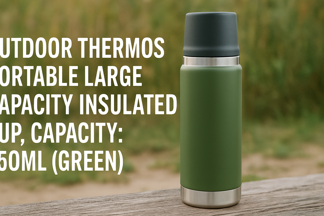 Outdoor Thermos Portable Large Capacity Insulated Cup (750ml, Green) – The Perfect Companion for Hydration, Travel, and Everyday Use