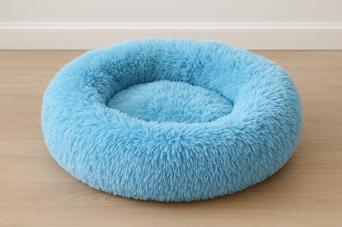 Long-Haired Round Pet Kennel Warm Pet Bed: Cozy Comfort and Style for Your Furry Friend
