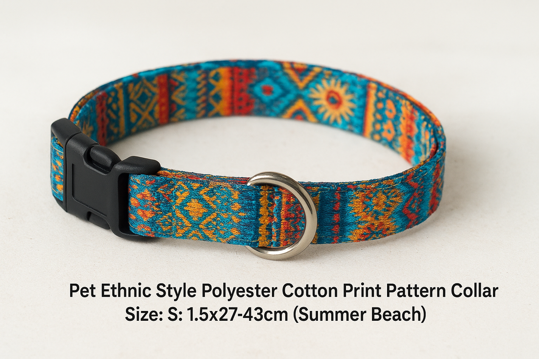 Ethnic Style Summer Beach Pet Collar: A Perfect Blend of Comfort, Culture, and Style for Small Pets