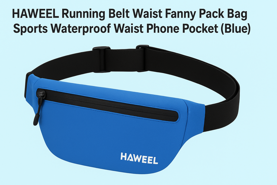 HAWEEL Running Belt Waist Fanny Pack: A Waterproof Sports Essential for Active Lifestyles