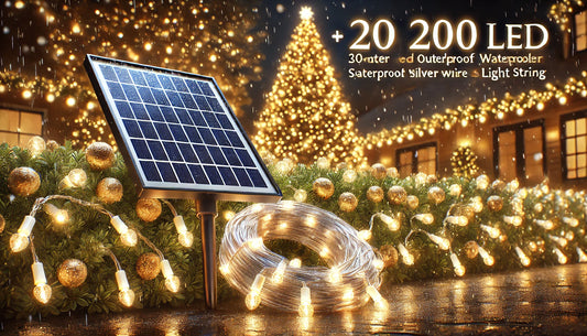 Brighten Your Celebrations: The Best 20m Solar LED Light String for Magical Outdoor Decor