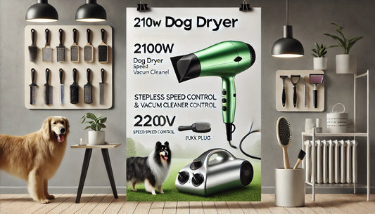 Revolutionizing Pet Grooming: The All-in-One 2100W Dog Dryer with Vacuum Cleaner