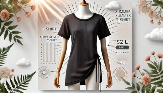 Effortless Summer Style: The Ultimate Women’s T-Shirt with Hem Slit Design