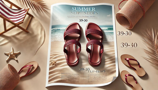 Step into Summer: Stylish and Comfortable Women’s Wine Red Flip-Flop Sandals for Every Adventure