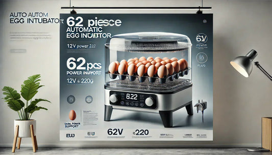 The Ultimate Guide to the 62 pcs Egg Automatic Incubator-Dual Power, Smart Features &amp; Maximum Hatch Rate!