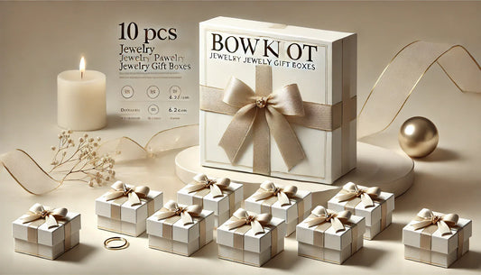 Elegant and Practical: The Perfect 10 PCS Bowknot Jewelry Gift Box for Every Occasion