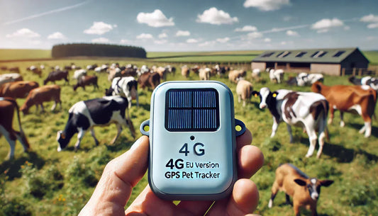 Advanced 4G GPS Tracker for Pets & Livestock | Waterproof, Solar-Powered Cattle & Sheep Locator
