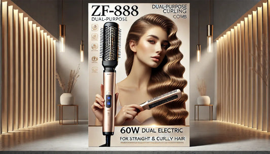 ZF-888 60W Dual-Purpose Curling Comb: The Ultimate Hair Styling Tool for Effortless Beauty