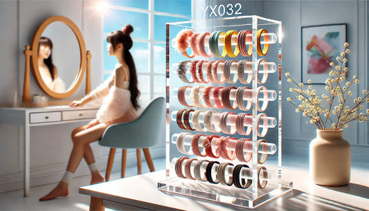 YX032 Acrylic Headband Storage Rack: The Ultimate Organizer for Your Hair Accessories
