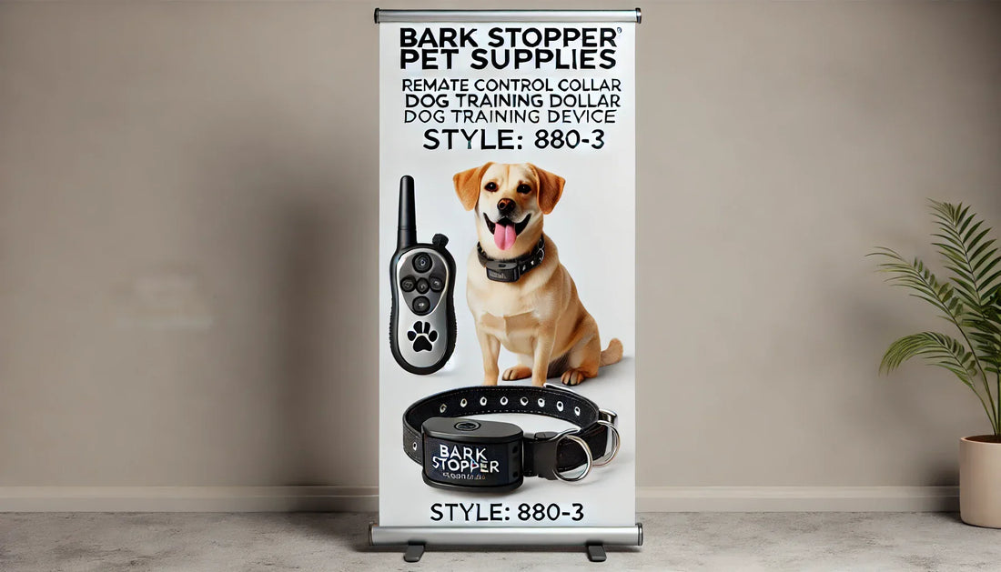 The Adjustable No-Shock Collar with a Range of Stimulations, Bark Stopper Remote Control Kolars for Pets Training Device, Model 8803