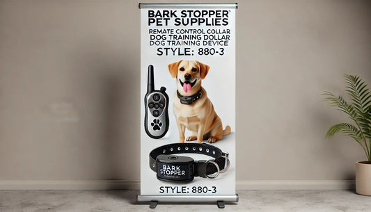 The Adjustable No-Shock Collar with a Range of Stimulations, Bark Stopper Remote Control Kolars for Pets Training Device, Model 8803