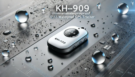 KH-909 Universal IPX6 Waterproof GPS Tracker for Pets, Children, and Elderly – Real-Time Location Tracking, Geofencing, Emergency Alerts,