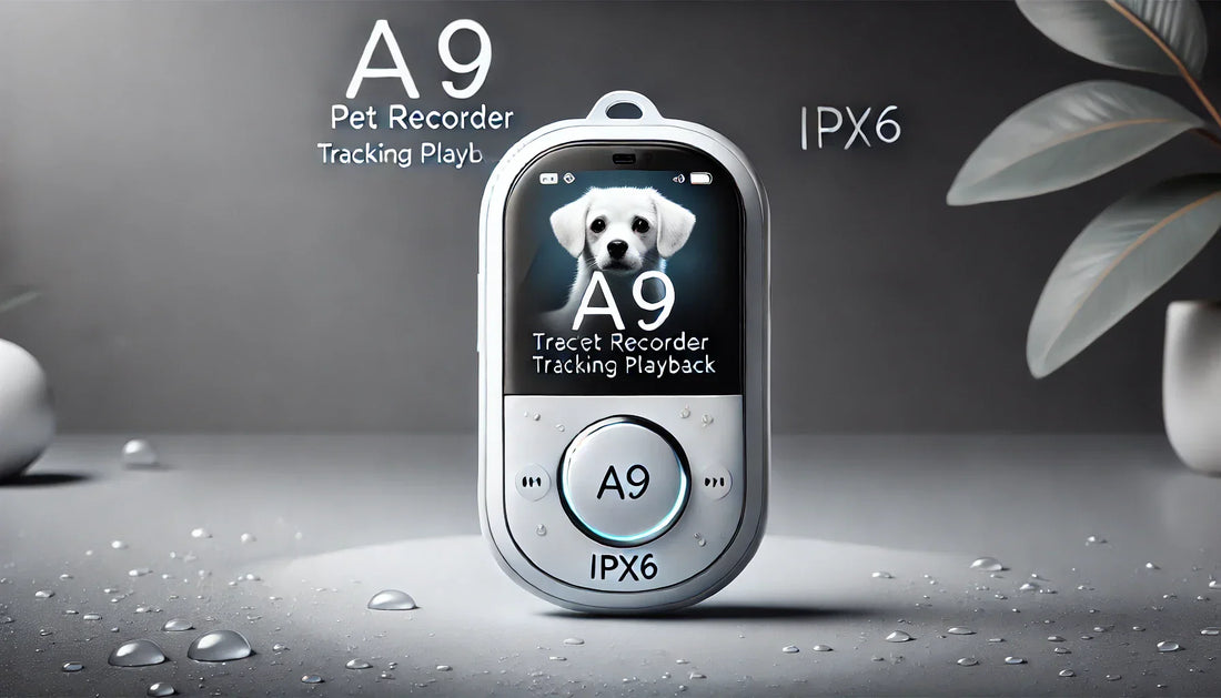 A9 Pet Recorder Tracking Playback IPX6 Waterproof (White): The Ultimate Solution for Pet Safety and Tracking