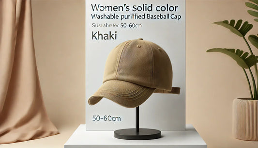 Effortless Style: The Ultimate Women’s Khaki Cotton Baseball Cap for Everyday Chic