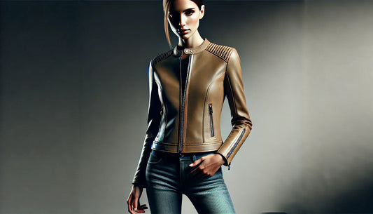 Timeless Elegance: The Women’s Short Leather Jacket That Redefines Style