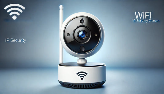 ESCAM QF009 1080P WiFi IP Camera | 355° Panoramic Security Camera with Night Vision | H.264 Video Compression | Motion Detection &amp; Remote Access | EU Plug