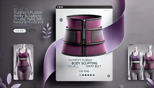 Sculpt Your Waistline with Confidence: The Ultimate Women’s Neoprene Body Shaping Waistband (XXXL, Purple)
