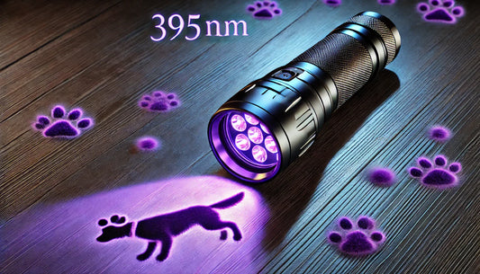 UV 21 LED 395NM Evidence Measuring Ultra Violet Torch - Splendidly Black Light for Identifying the Pet Urine, Stains
