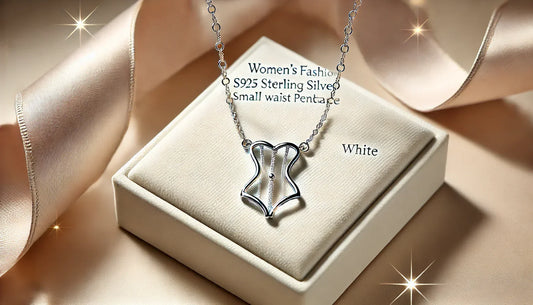 Timeless Elegance: The Beauty of the Women Fashion S925 Sterling Silver Small Waist Pendant Necklace