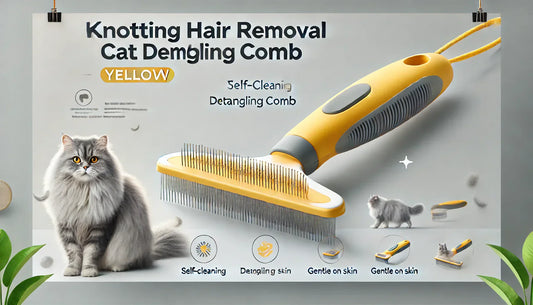 Say Goodbye to Knots: The Best Self-Cleaning Cat Comb for Easy Grooming