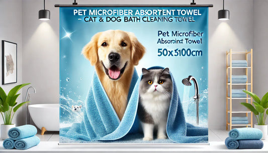Fast Drying, Ultra-Soft: The Best Microfiber Pet Towel for Cats & Dogs